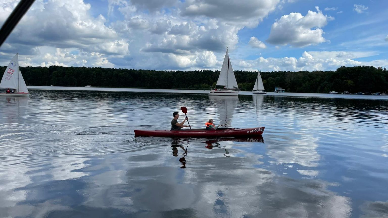 Paddelboot - max. 2 Personen + zusätzlicher Kindersitz optional
