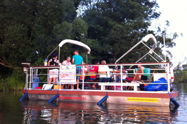 Floßboot-Safari 3, bis 24 Pers. - (Blaue Stunde)